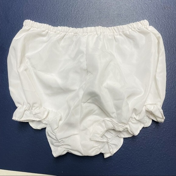 Laura Ashley London Gold Ruffle Formal Holiday Dress Baby Girl Size 18M - Picture 9 of 9